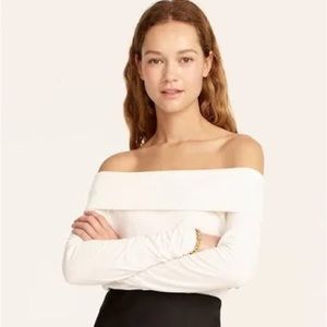 J.Crew Off-the-shoulder stretch top